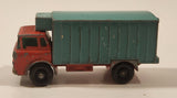 1967-1972 Lesney Matchbox No. 44 GMC Refrigerator Truck Red Turquoise Die Cast Toy Car Vehicle