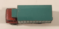 1967-1972 Lesney Matchbox No. 44 GMC Refrigerator Truck Red Turquoise Die Cast Toy Car Vehicle