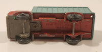 1967-1972 Lesney Matchbox No. 44 GMC Refrigerator Truck Red Turquoise Die Cast Toy Car Vehicle