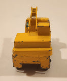 Vintage Lesney Products Matchbox Series Dodge Crane Truck Yellow No. 63 Die Cast Toy Car Construction Machinery Building Equipment Vehicle