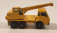 Vintage Lesney Products Matchbox Series Dodge Crane Truck Yellow No. 63 Die Cast Toy Car Construction Machinery Building Equipment Vehicle