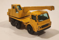 Vintage Lesney Products Matchbox Series Dodge Crane Truck Yellow No. 63 Die Cast Toy Car Construction Machinery Building Equipment Vehicle