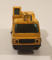 Vintage Lesney Products Matchbox Series Dodge Crane Truck Yellow No. 63 Die Cast Toy Car Construction Machinery Building Equipment Vehicle