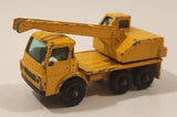 Vintage Lesney Products Matchbox Series Dodge Crane Truck Yellow No. 63 Die Cast Toy Car Construction Machinery Building Equipment Vehicle