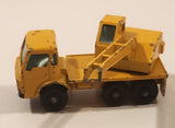 Vintage Lesney Products Matchbox Series Dodge Crane Truck Yellow No. 63 Die Cast Toy Car Construction Machinery Building Equipment Vehicle