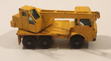 Vintage Lesney Products Matchbox Series Dodge Crane Truck Yellow No. 63 Die Cast Toy Car Construction Machinery Building Equipment Vehicle