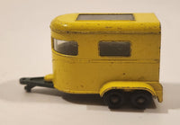 Vintage Lesney Matchbox Superfast No. 43 Pony Trailer Yellow Die Cast Toy Car Vehicle