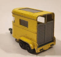 Vintage Lesney Matchbox Superfast No. 43 Pony Trailer Yellow Die Cast Toy Car Vehicle