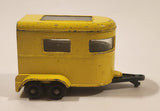 Vintage Lesney Matchbox Superfast No. 43 Pony Trailer Yellow Die Cast Toy Car Vehicle