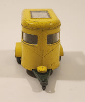 Vintage Lesney Matchbox Superfast No. 43 Pony Trailer Yellow Die Cast Toy Car Vehicle