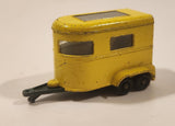 Vintage Lesney Matchbox Superfast No. 43 Pony Trailer Yellow Die Cast Toy Car Vehicle