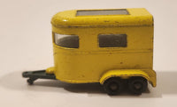 Vintage Lesney Matchbox Superfast No. 43 Pony Trailer Yellow Die Cast Toy Car Vehicle