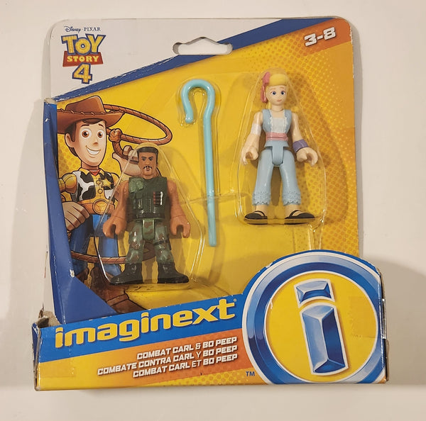 2018 Mattel Imaginext Disney Pixar Toy Story 4 Combat Carl & Bo Peep Toy Figure New in Package