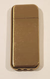 Camping Themed Etched Gold Tone Pocket Lighter