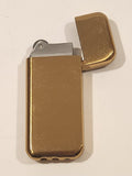 Camping Themed Etched Gold Tone Pocket Lighter