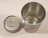 Fanta Orange Soda Pop Can Shaped Metal Coin Bank