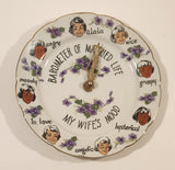 Vintage Barometer Of Married Life My Wife's Mood Novelty Wall Plate