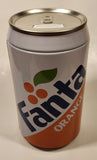 Fanta Orange Soda Pop Can Shaped Metal Coin Bank