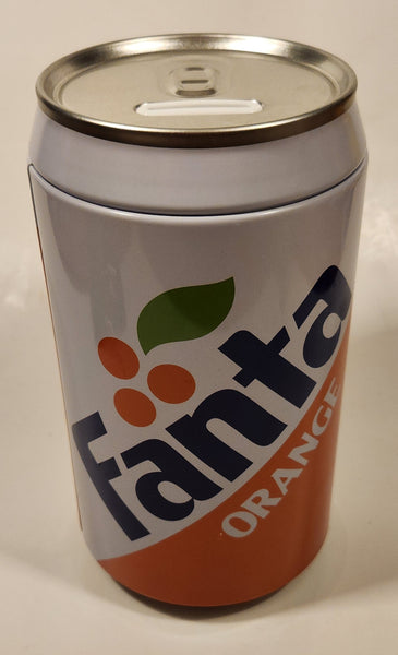 Fanta Orange Soda Pop Can Shaped Metal Coin Bank