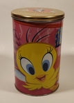 2006 Warner Bros. Looney Tunes # 1 of 5 Tweety Bird 7" Tall Tin Metal Canister