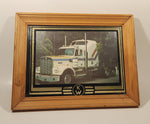 Vintage Conception Enterprise 1976 Kenworth VIT 200 Bicentennial Edition Semi Tractor Truck Wood Framed Mirror