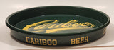 Rare Cariboo Beer Green Metal Beverage Serving Tray