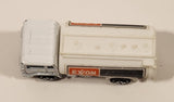 Vintage Yatming White Exxon Semi Oil Gasoline Tanker Truck Die Cast Toy Car Vehicle