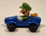 2024 McDonald's Nintendo Switch Mario Kart 8 Deluxe Luigi Blue Plastic Toy Car Vehicle