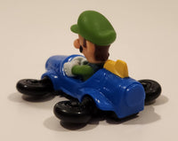 2024 McDonald's Nintendo Switch Mario Kart 8 Deluxe Luigi Blue Plastic Toy Car Vehicle