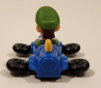 2024 McDonald's Nintendo Switch Mario Kart 8 Deluxe Luigi Blue Plastic Toy Car Vehicle