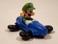 2024 McDonald's Nintendo Switch Mario Kart 8 Deluxe Luigi Blue Plastic Toy Car Vehicle