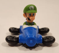 2024 McDonald's Nintendo Switch Mario Kart 8 Deluxe Luigi Blue Plastic Toy Car Vehicle