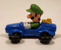 2024 McDonald's Nintendo Switch Mario Kart 8 Deluxe Luigi Blue Plastic Toy Car Vehicle