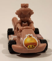 2024 McDonald's Nintendo Switch Mario Kart 8 Deluxe Princess Peach Pink Plastic Toy Car Vehicle