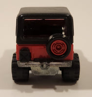 Majorette No. 290 & No. 244 Jeep CJ 4x4 Red 1/54 Scale Die Cast Toy Car Vehicle