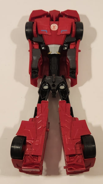 2015 Hasbro Transformers Step Changer Sideswipe Robots in Disguise Red 1/2