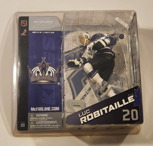 2004 McFarlane's Sports Picks Series 8 NHL Luc Robitaille Los Angeles Kings 5 1/2" Toy Figure New in Package