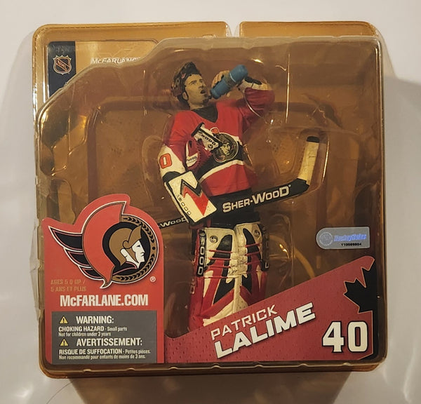 2004 McFarlane's Sports Picks Series 8 NHL Patrick Lalime Ottawa Senators 7" Toy Figure New in Package