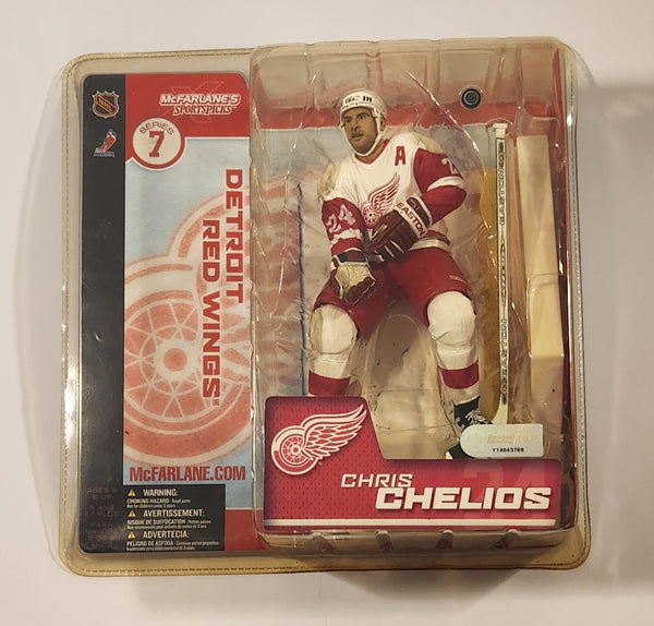 2003 McFarlane's Sports Picks Series 7 NHL Chris Chelios Detroit Red Wings 6 1/4" Toy Figure New in Package