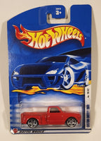 2002 Hot Wheels 1969 Custom Chevy Truck Red Die Cast Toy Car Vehicle New in Package