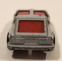 Vintage 1983 Matchbox Mega Blasters Cap Cars Datsun 280Z Bomb Silver Grey Die Cast Toy Car Vehicle