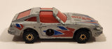 Vintage 1983 Matchbox Mega Blasters Cap Cars Datsun 280Z Bomb Silver Grey Die Cast Toy Car Vehicle