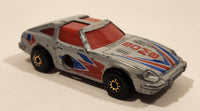 Vintage 1983 Matchbox Mega Blasters Cap Cars Datsun 280Z Bomb Silver Grey Die Cast Toy Car Vehicle