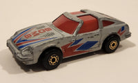 Vintage 1983 Matchbox Mega Blasters Cap Cars Datsun 280Z Bomb Silver Grey Die Cast Toy Car Vehicle