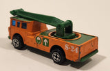 Hot Wheels Corgi Simon Snorkel Fire Truck S-24 Orange and Green Die Cast Toy Car Vehicle