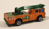 Hot Wheels Corgi Simon Snorkel Fire Truck S-24 Orange and Green Die Cast Toy Car Vehicle