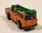 Hot Wheels Corgi Simon Snorkel Fire Truck S-24 Orange and Green Die Cast Toy Car Vehicle