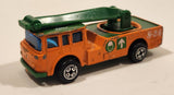 Hot Wheels Corgi Simon Snorkel Fire Truck S-24 Orange and Green Die Cast Toy Car Vehicle