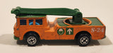 Hot Wheels Corgi Simon Snorkel Fire Truck S-24 Orange and Green Die Cast Toy Car Vehicle