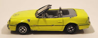 1993 Hot Wheels Auto City Corgi Mercedes Benz 500 SL Convertible Fluorescent Yellow Die Cast Toy Car Vehicle